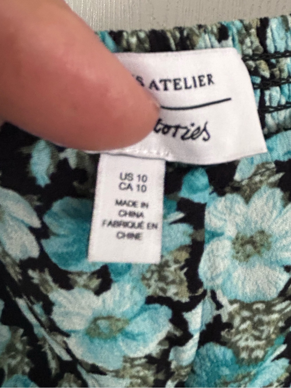 & Other Stories | Teal Floral Long-Sleeve Maxi Dress | Size 10 - Picture 4 of 6